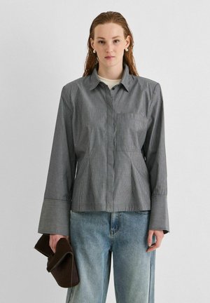 Rouge Edit, SHIRT LONG SLEEVED - Chemisier - dark grey melange