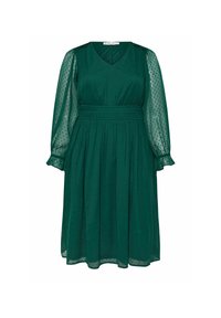 Yours Clothing DOBBY - Vardagsklänning - green