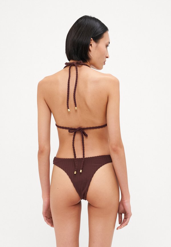 TERRY REMI TRI TOP - Bikini top - choc cherry4
