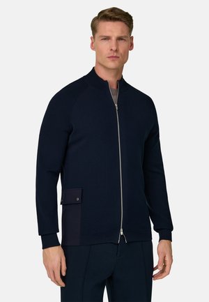 FULL-ZIP  - Strickjacke - navy blue