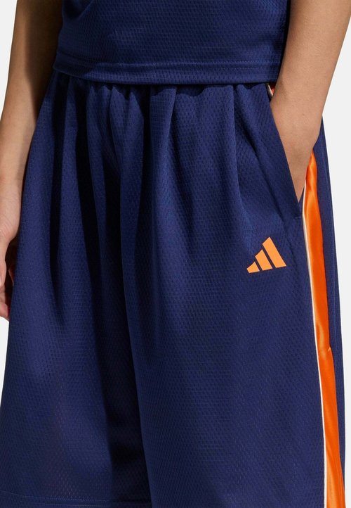 adidas PANTALONES CORTOS STADIUM UNISEX - Shorts - dark blue pure orange — photo 4