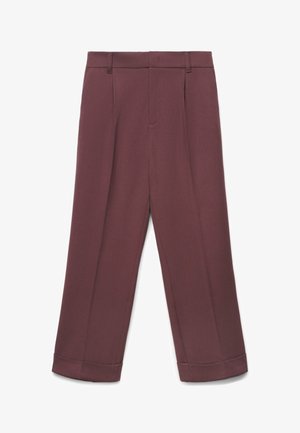 Calliope, PANTALONE LUNGO TINTA UNITA - Stoffhose - marrone