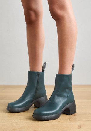 THELMA - Ankelstøvler - dark green