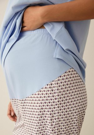 Next, MATERNITY SHORT SLEEVE PYJAMAS SET - Pidžaamakomplekt - blue geometric