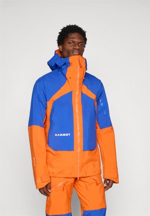EIGER NORDWAND PRO HOODED JACKET MEN - Laskettelutakki - orange/blue