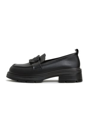 PLATFORM LOAFERS - Loafers - black