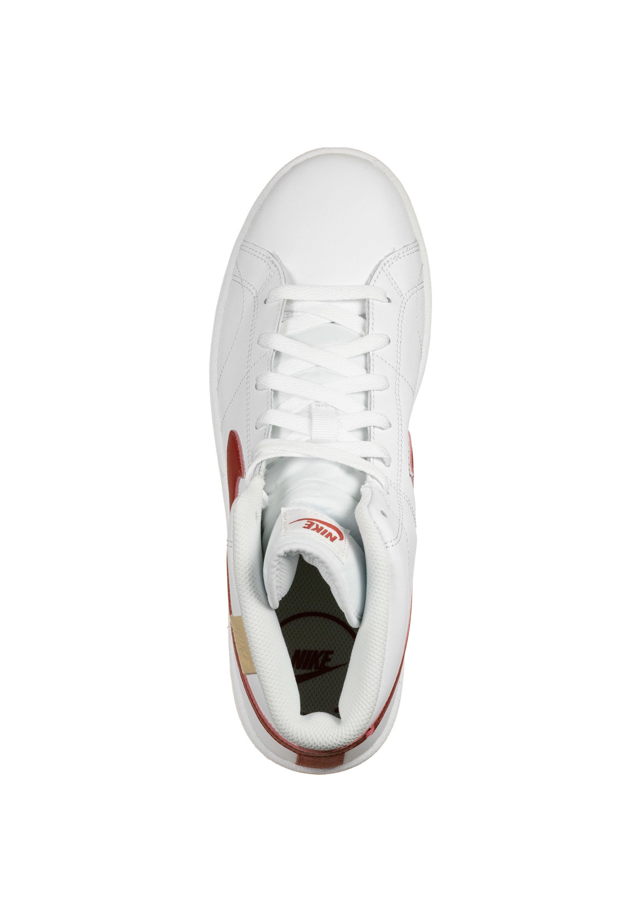Nike Sportswear COURT ROYALE - Zapatillas altas - white/university  red/onyx/blanco - Zalando.es