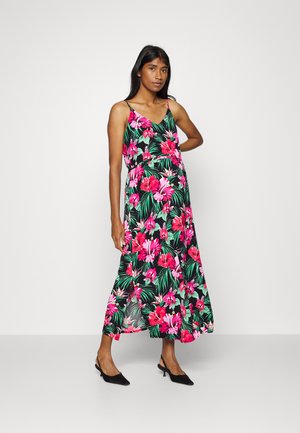Onlnova Life Vis Strap Maxi Dress AOP, Nero, 40