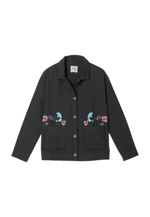FatFace, PETITE FIT - PETITE ISABELLE EMBRODIERY JACKET - Leichte Jacke - charcoal grey