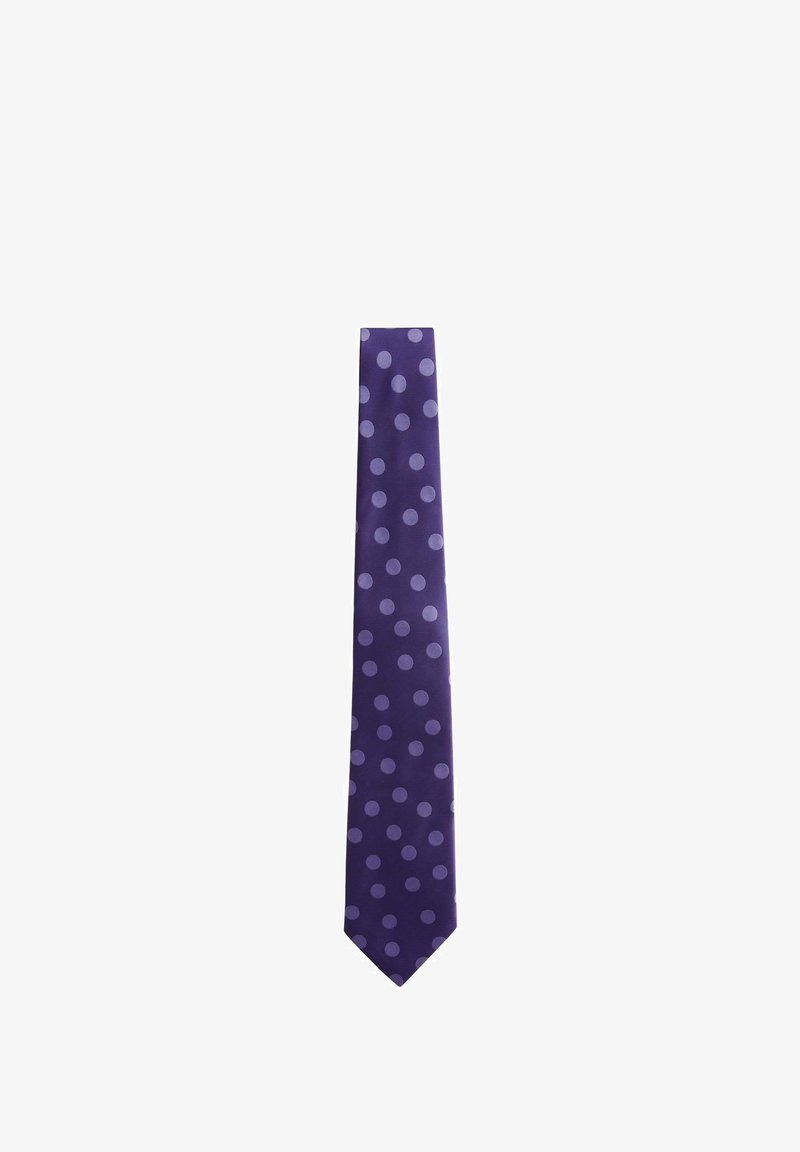 Next PATTERN - Cravatta - purple polka dot