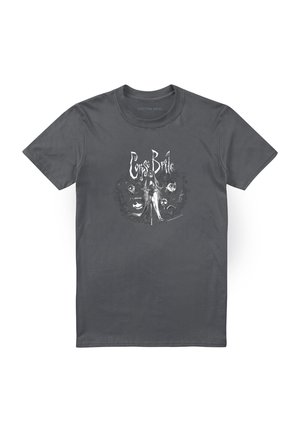 Cotton Soul, CORPSE BRIDE/BRIDE TO BE - Print T-shirt - anthracite