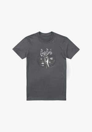 Cotton Soul, CORPSE BRIDE/BRIDE TO BE - T-Shirt print - anthracite