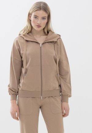 Zip-up sweatshirt - chai tea