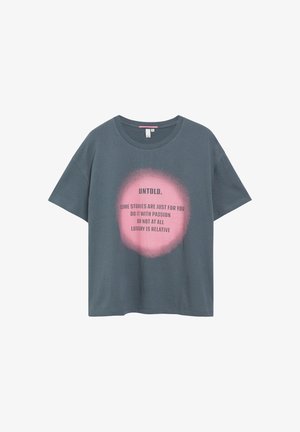 QS, T-SHIRT - T-Shirt print - anthrazit
