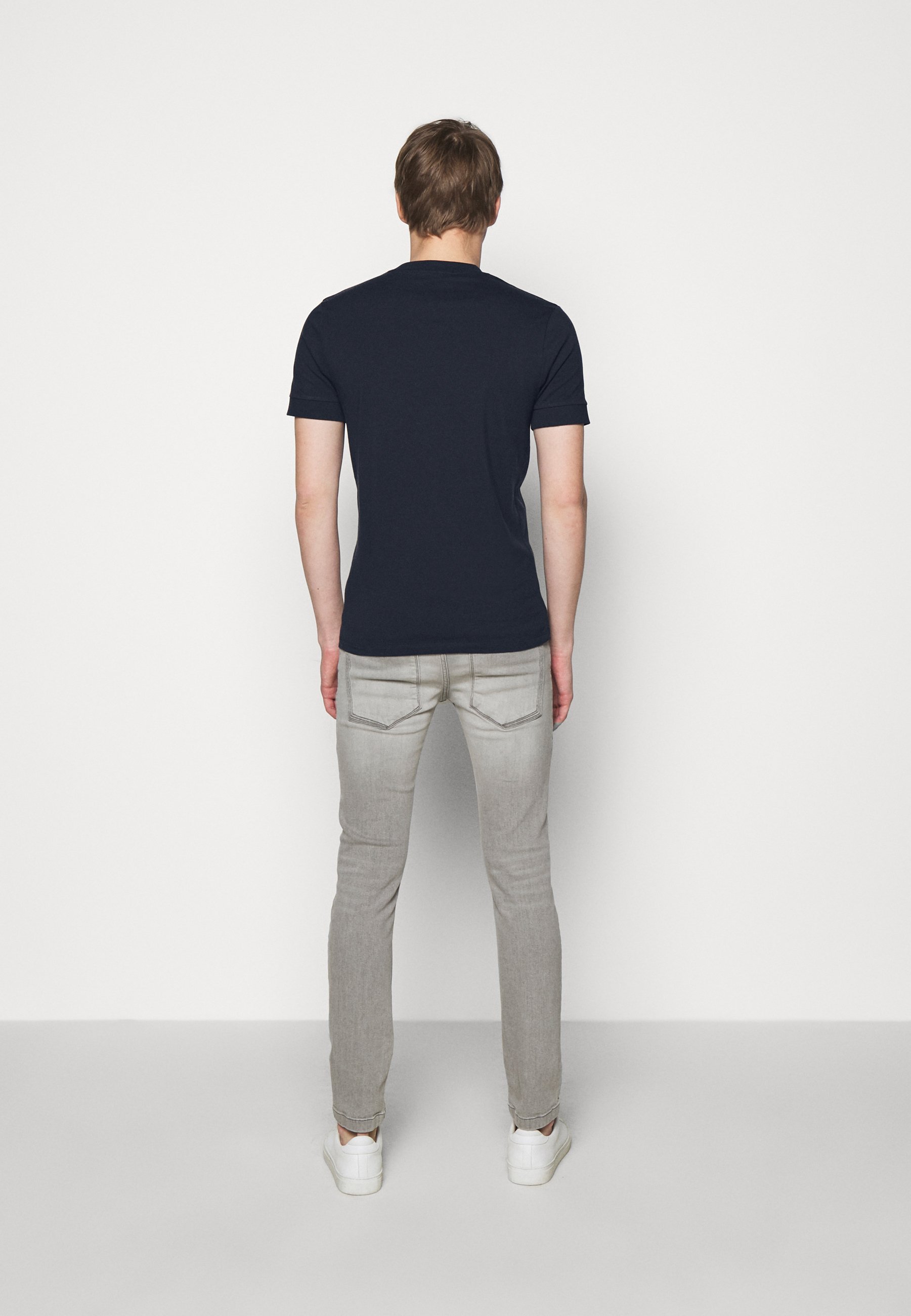Homme ANTON - T-shirt basique - dark blue Homme ANTON - T-shirt basique - dark blue