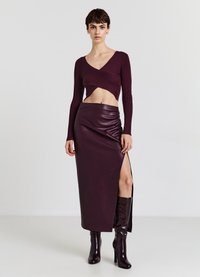 Calliope Strickpullover - bordeaux