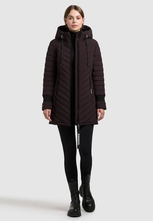 NITA4 - Žieminis paltas - moody plum