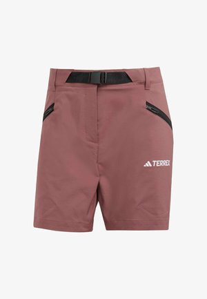 adidas Terrex XPERIOR MID - Sports shorts - burgundy