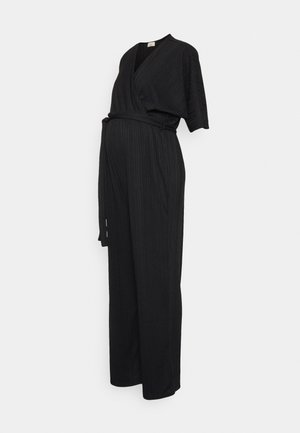 WRAP FRONT - Jumpsuit - black