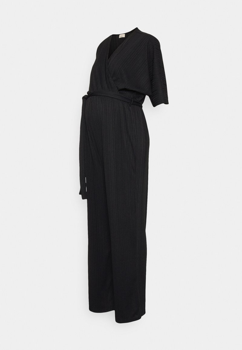 River Island Maternity WRAP FRONT Jumpsuit black/schwarz Zalando.at
