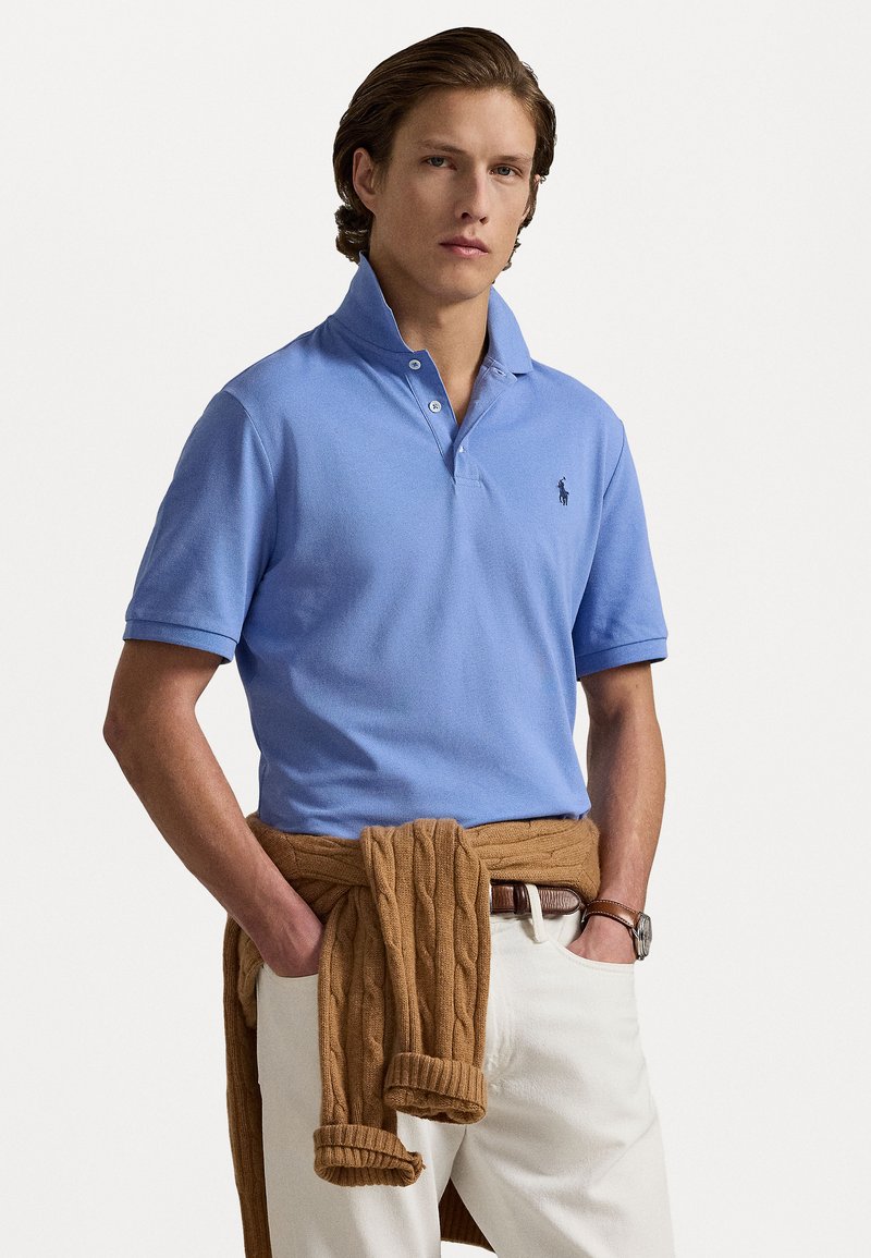 Polo Ralph Lauren - CUSTOM SLIM FIT STRETCH MESH POLO SHIRT - Poloskjorter - fall blue, Forstørre