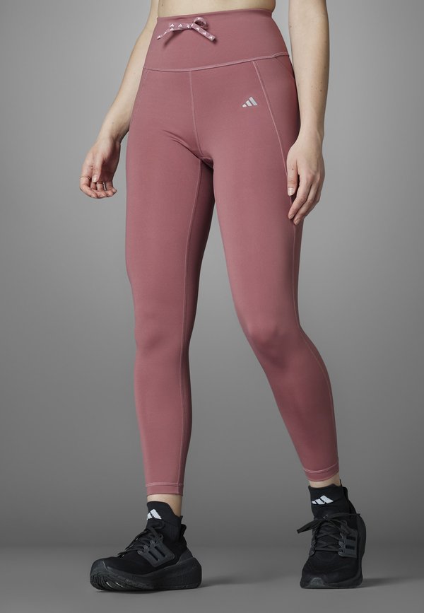 ESSENTIALS 7/8 - Running tights - preloved crimson