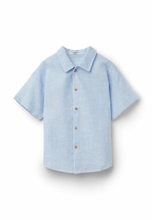 Košile - weiß y riga bianco azzurro