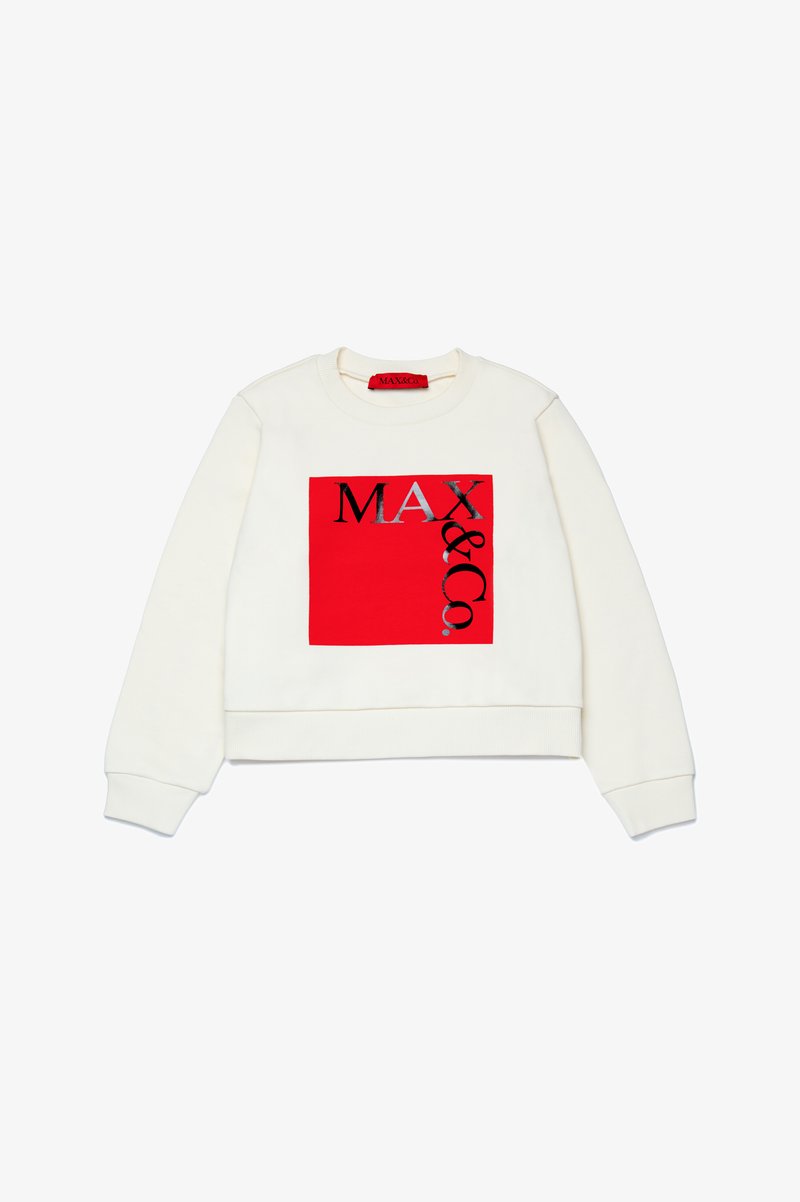 MAX&Co. Sudadera - buttercream/red/black