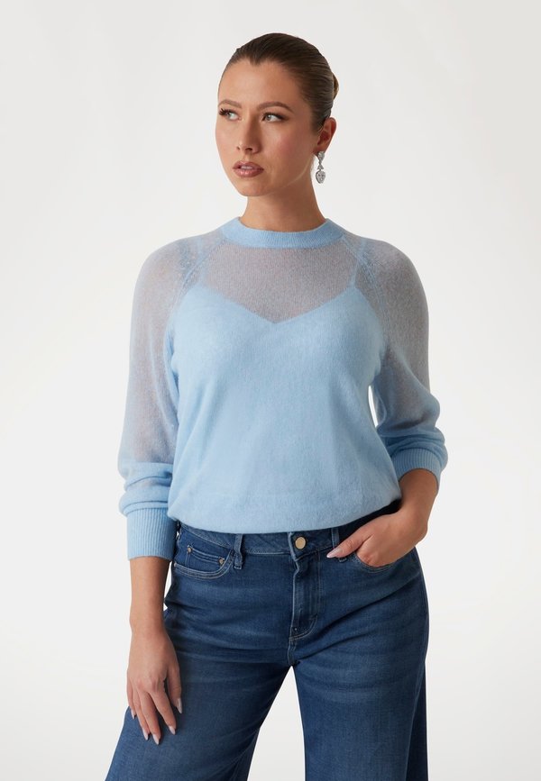 Strickpullover - himmelblau