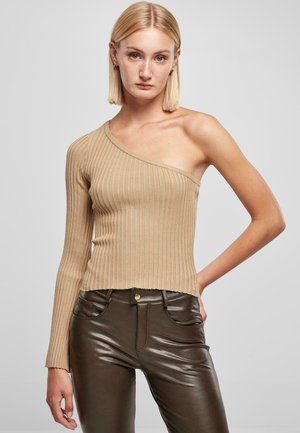 ONE SLEEVE - Strikkegenser - unionbeige