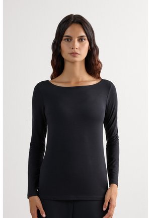 Intimissimi, LONG-SLEEVED BOAT-NECK - Longsleeve - black