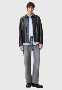 AllSaints ARLINGTON  - Nahkatakki - black