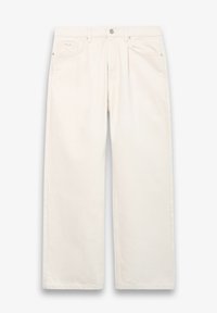 PLEATED RELAXED FIT UNISEX - Relaxed fit jeans - ecru