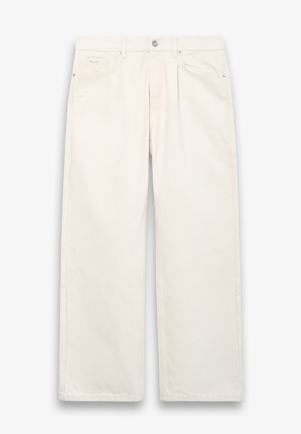 PLEATED RELAXED FIT UNISEX - Relaxed fit jeans - ecru3