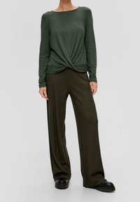 s.Oliver Hemd - mottled olive