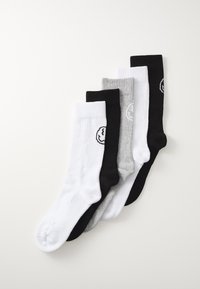 YOURTURN by Zalando - 5 PACK UNISEX - Zeķes - black/grey/white Miniatūras attēls 1