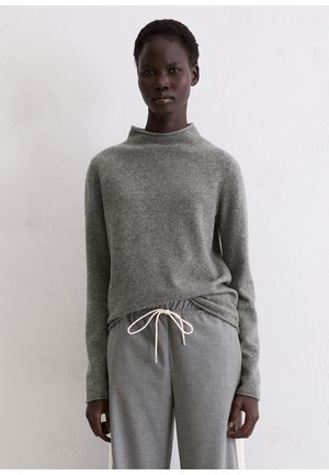 Strickpullover - warm granite melange