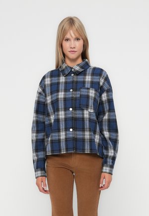 NMSILAS BUTTON - Skjorte - limoges/blue/grey