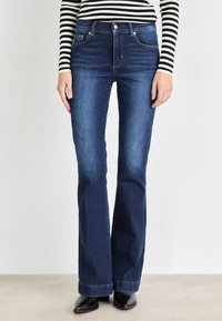 LIU JO PANT AUTHENTIC BEAT - Jean bootcut - blue denim