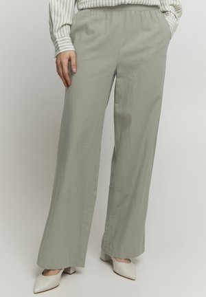 b.young BYFALAKKA PANTS - Trousers - seagrass