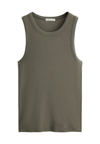 OYSHO RIB HALTER - Top - khaki
