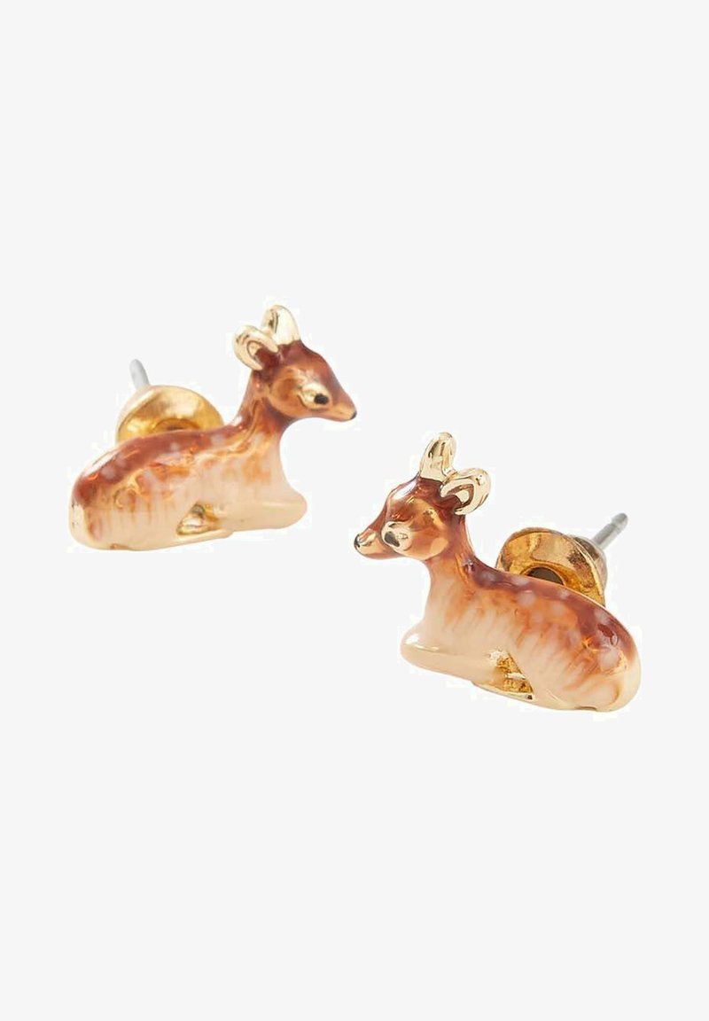 Fable Fawn FABLE ENGLAND ENAMEL FAWN - Örhänge - gold coloured/guldfärgat - Zalando.se