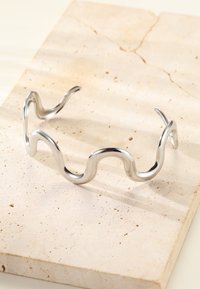 Hey Happiness WAVY FLOW OPEN - Bracciale - silver-coloured
