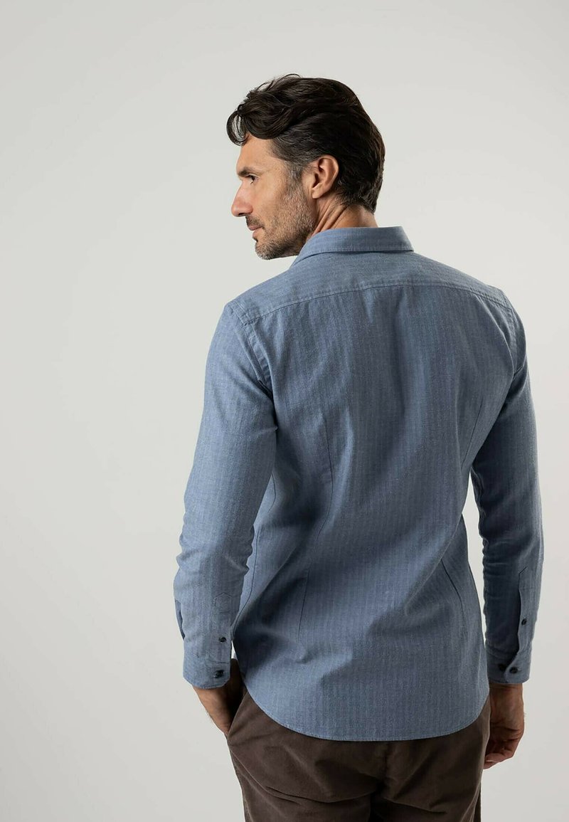 Herren Komplettanzüge | Black Label FLANNEL Businesshemd mottled dark blue/dunkelblau meliert - LV96495 Herren Komplettanzüge | Black Label FLANNEL Businesshemd mottled dark blue/dunkelblau meliert - LV96495