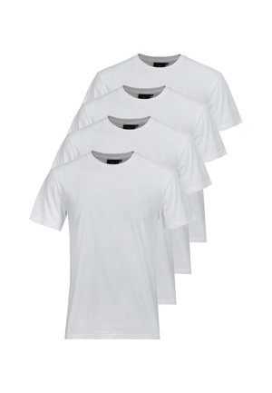4-ER-PACK UNISEX - T-Shirt basic - blanc