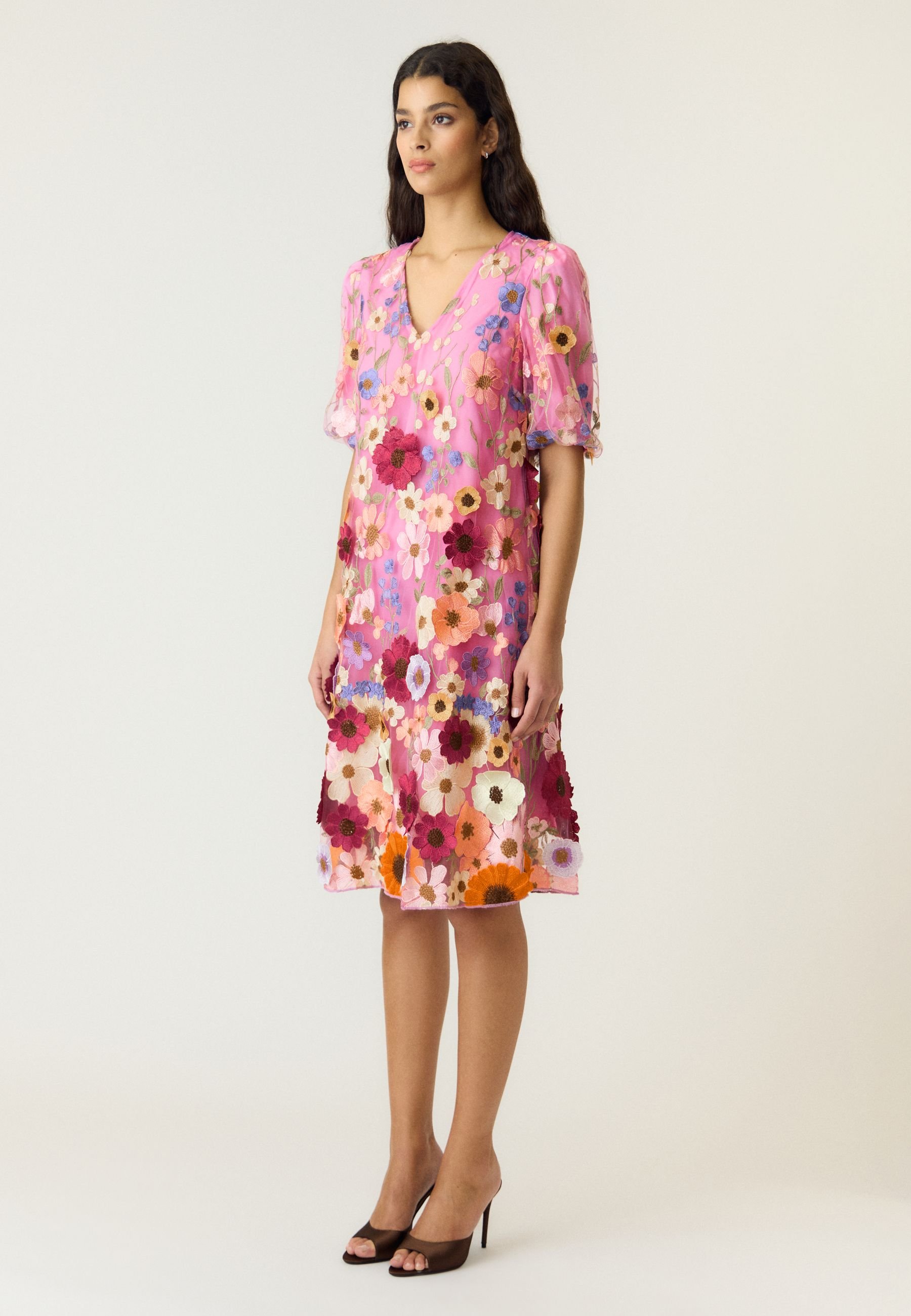 YAS YASFLOWERING DRESS SHOW - Cocktail dress / Party dress - pink