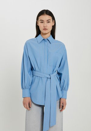TRAVIS  - Pogājama blūze - clear blue w stripes