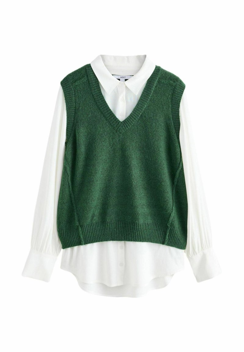 Next REGULAR FIT zielony