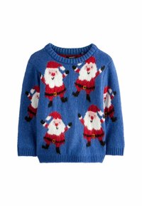 Next CHRISTMAS CREW NECK REGULAR FIT Pullover blue