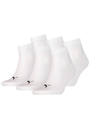 Puma UNISEX 6ER PACK -QUARTER - Socken - weiß
